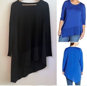 Seven Melissa McCarthy Asymmetrical Hem Top